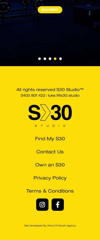 S30 Studio website photo