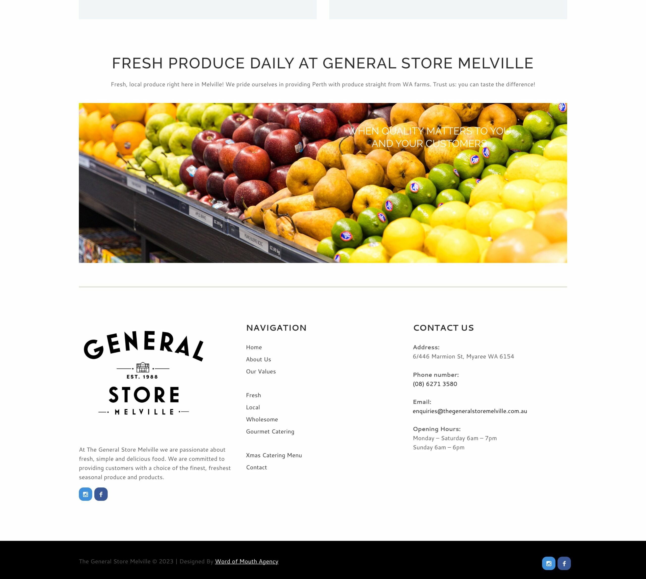General Store website